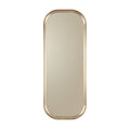 "Elegante Ovale Muurspiegel met Gouden Rand"